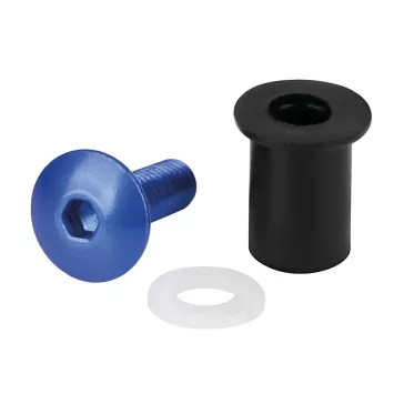 Csavarkészlet PLEXIHEZ M5 kék Lampa (10 db)