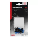 Csavarkészlet PLEXIHEZ M5 kék Lampa (10 db)