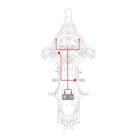 Kábel készlet kiegészítő lámpához (komplett)