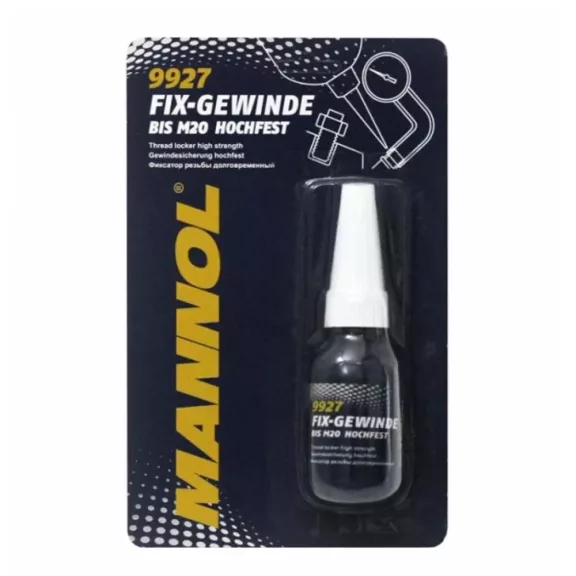 MANNOL 9927 Fix-Gewinde csavarrögzítő (nagy szilárdságú) 10ml MANNOL 9927 Fix-Gewinde csavarrögzítő (nagy szilárdságú) 10ml