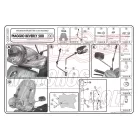 Plexi-szélvédő TARTÓ Piaggio Beverly Tourer 125-250-300-400 (08-10) / Piaggio Beverly 500 (03-07) GIVI