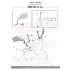 Plexi-szélvédő TARTÓ Honda Wave 110I (12-14) GIVI