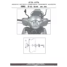 Plexi-szélvédő TARTÓ Honda SH 125I-150I ABS (12-16) GIVI Plexi-szélvédő TARTÓ Honda SH 125I-150I ABS (12-16) GIVI