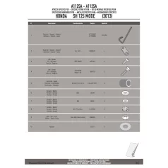 Plexi-szélvédő TARTÓ HONDA SH MODE 125 (13-20) GIVI