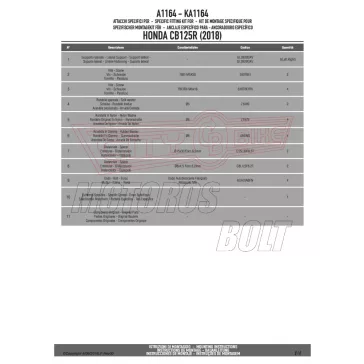   Plexi-szélvédő Honda CB 125 R (2018-2024) / Honda CB 300 R (2018-2026) GIVI