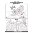 Plexi-szélvédő Honda CB 1000 R (2018-2019) GIVI