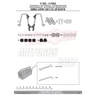 Plexi-szélvédő TARTÓ Honda Super Cub C125 (2018-2024) GIVI