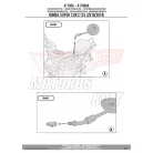 Plexi-szélvédő TARTÓ Honda Super Cub C125 (2018-2024) GIVI