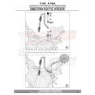 Plexi-szélvédő TARTÓ Honda Super Cub C125 (2018-2024) GIVI