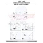 Plexi-szélvédő TARTÓ Honda Super Cub C125 (2018-2024) GIVI