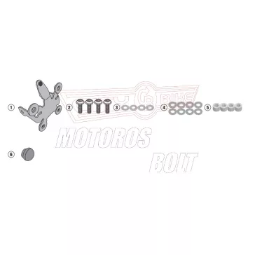   Plexi-szélvédő TARTÓ Honda CB 650 R (2019-2020) / Hona CB 650 R (2021-2023) / Honda CB 1000 R (2018-2020) GIVI