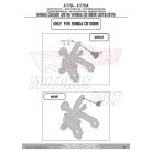 Plexi-szélvédő TARTÓ Honda CB 650 R (2019-2020) / Hona CB 650 R (2021-2023) / Honda CB 1000 R (2018-2020) GIVI