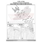 Plexi-szélvédő TARTÓ Honda CB 650 R (2019-2020) / Hona CB 650 R (2021-2023) / Honda CB 1000 R (2018-2020) GIVI