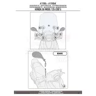 Plexi-szélvédő TARTÓ HONDA SH MODE (21-24) GIVI