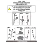 Plexi-szélvédő TARTÓ HONDA SH MODE (21-24) GIVI