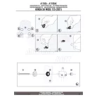 Plexi-szélvédő TARTÓ HONDA SH MODE (21-24) GIVI