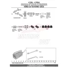 Plexi-szélvédő TARTÓ Honda CB 750 Hornet (2023-2024) GIVI