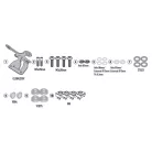 Rögzítő készlet GIVI szélvédőhöz (HONDA CB 650 R 2024-2025)