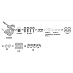   Rögzítő készlet GIVI szélvédőhöz (HONDA CB 650 R 2024-2025)