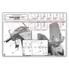 Plexi-szélvédő TARTÓ Honda SH 125-150 (01-04) GIVI
