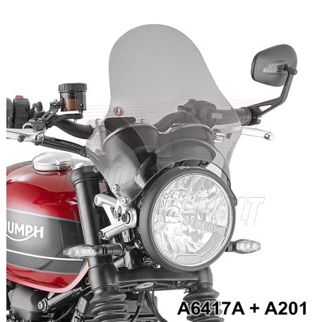 Plexi-szélvédő Benelli Imperiale 400 (20-24) / Kawasaki Z900 RS (18-24) / Triumph Speed Twin 1200 (19-20) GIVI