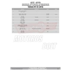 Plexi-szélvédő YAMAHA MT-03 321 (2016-2019) GIVI