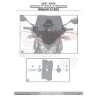 Plexi-szélvédő YAMAHA MT-03 321 (2016-2019) GIVI