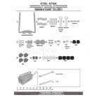 Plexi-szélvédő TARTÓ Yamaha D'ELIGHT 125 (21-24) GIVI