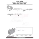 Plexi-szélvédő TARTÓ YAMAHA MT-09/MT-09 SP (21-23) GIVI
