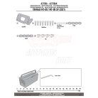 Plexi-szélvédő TARTÓ YAMAHA MT-09/MT-09 SP (21-23) GIVI