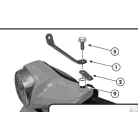 Plexi-szélvédő TARTÓ SYM FIDDLE II 50-125 (09-14) GIVI