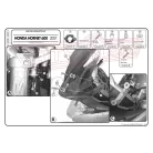 Plexi-szélvédő Honda Hornet 600 (07-10) GIVI (nem ABS)