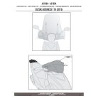 Plexi-szélvédő TARTÓ Suzuki Address 110 (2015-2018) GIVI