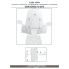 Plexi-szélvédő TARTÓ Suzuki Address 110 (2015-2018) GIVI