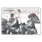 Plexi-szélvédő Honda Hornet 600 ABS (07-10) GIVI