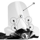 Plexi-szélvédő TARTÓ Honda SH 125I-150I (09-12) GIVI