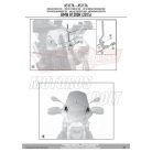 Plexi-szélvédő TARTÓ BMW R 1200 R (2015-2018) GIVI