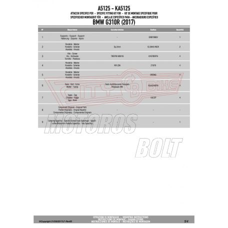 Plexi-szélvédő BMW G 310 R (2017-2023) GIVI Füst színű