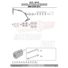 Plexi-szélvédő BMW G 310 R (2017-2023) GIVI Füst színű