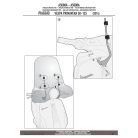 Plexi-szélvédő TARTÓ PIAGGIO VESPA PRIMAVERA 50-125-150 (14-24)