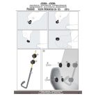 Plexi-szélvédő TARTÓ PIAGGIO VESPA PRIMAVERA 50-125-150 (14-24)