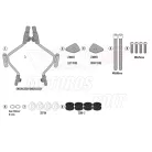 Plexi-szélvédő TARTÓ PIAGGIO BEVERLY 300-400 HPE (21-24) GIVI