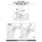 Plexi-szélvédő TARTÓ PIAGGIO 1 / ELETTRICO (21-23) GIVI