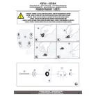 Plexi-szélvédő TARTÓ PIAGGIO 1 / ELETTRICO (21-23) GIVI
