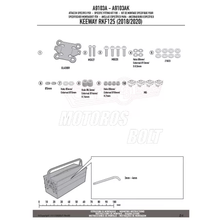 Plexi-szélvédő TARTÓ KYMCO AGILITY 50-125-150-200 / R16+ / S 125 (14-24) GIVI