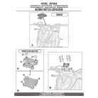 Plexi-szélvédő TARTÓ KYMCO AGILITY 50-125-150-200 / R16+ / S 125 (14-24) GIVI