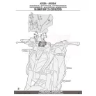 Plexi-szélvédő TARTÓ KYMCO AGILITY 50-125-150-200 / R16+ / S 125 (14-24) GIVI