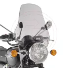 Túraszélvédő kerek lámpás motorokhoz, kormányra fogatható (GIVI)