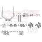 Plexi-szélvédő TARTÓ Ducati Scrambler 400 (2016-2021) / Ducati Scrambler Icon 800 (2015-2023) GIVI