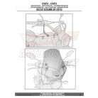 Plexi-szélvédő TARTÓ Ducati Scrambler 400 (2016-2021) / Ducati Scrambler Icon 800 (2015-2023) GIVI